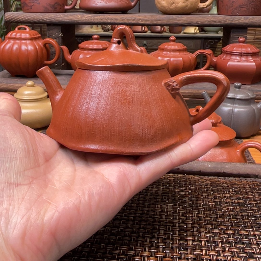 紫砂茶壶宜兴原矿紫砂手工制145