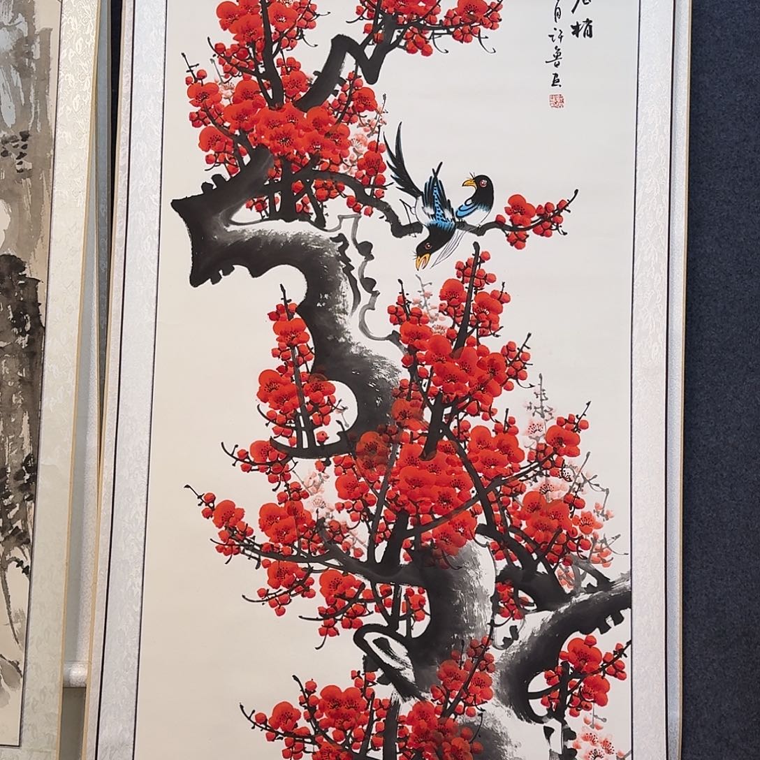 纯手绘国画作品好看四尺