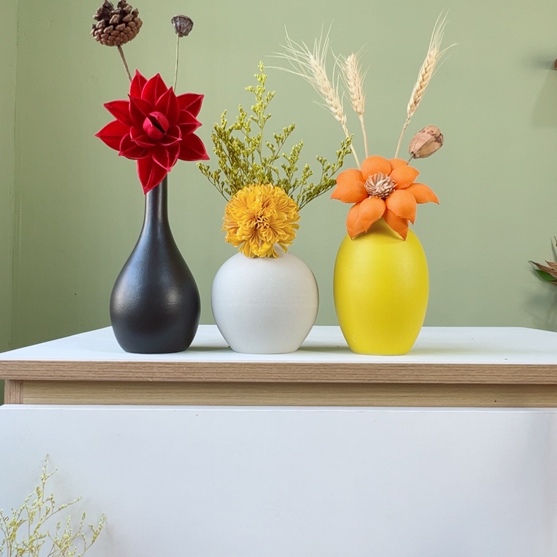 摆件花瓶带花高度20-30厘米左右