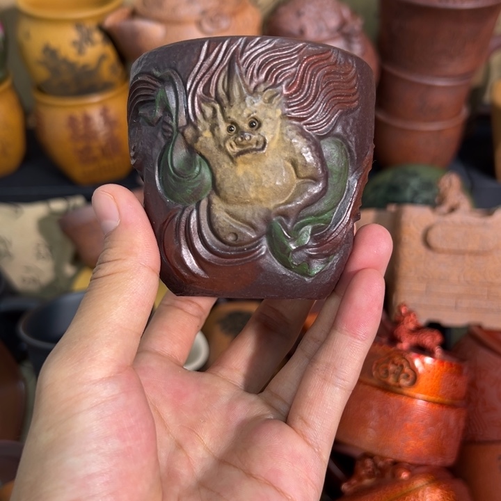 茶杯紫砂宜兴紫砂杯子