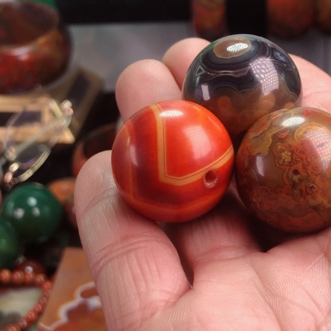 玛瑙/玉髓手串未镶嵌k*i