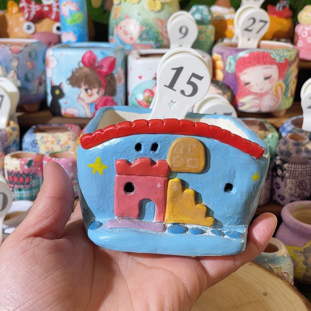 红陶15…..手工手绘