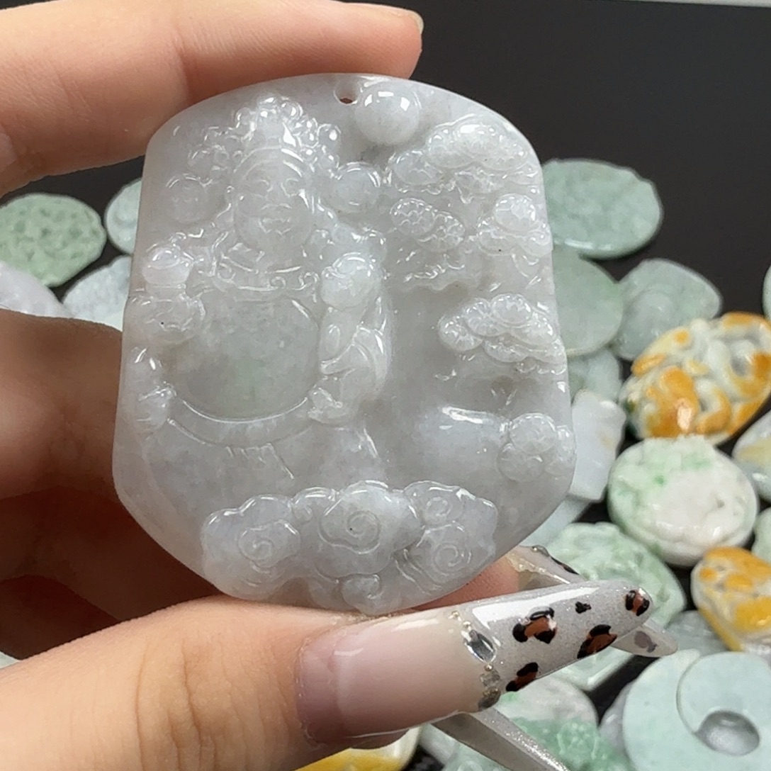 翡翠未镶嵌耳饰翡翠