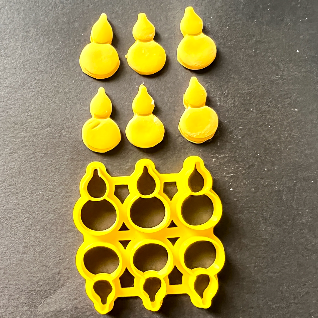 小葫芦模具花勃勃中式蛋糕配件葫芦叶子模具DIY模具