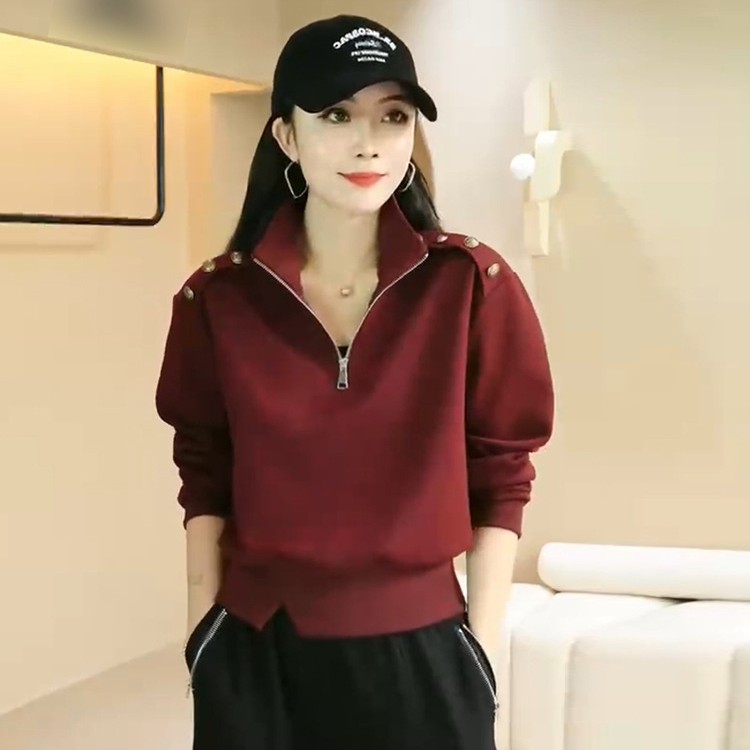 欧货休闲时尚运动套装女秋冬小个子气质减龄长袖卫衣束脚裤两件套