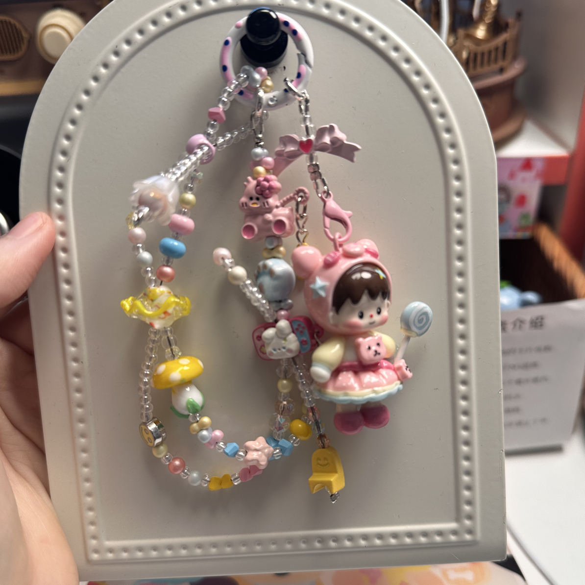 Nora诺拉「小猪皮杰版」原创设计孤品手机套链挂绳手机链挂件链条