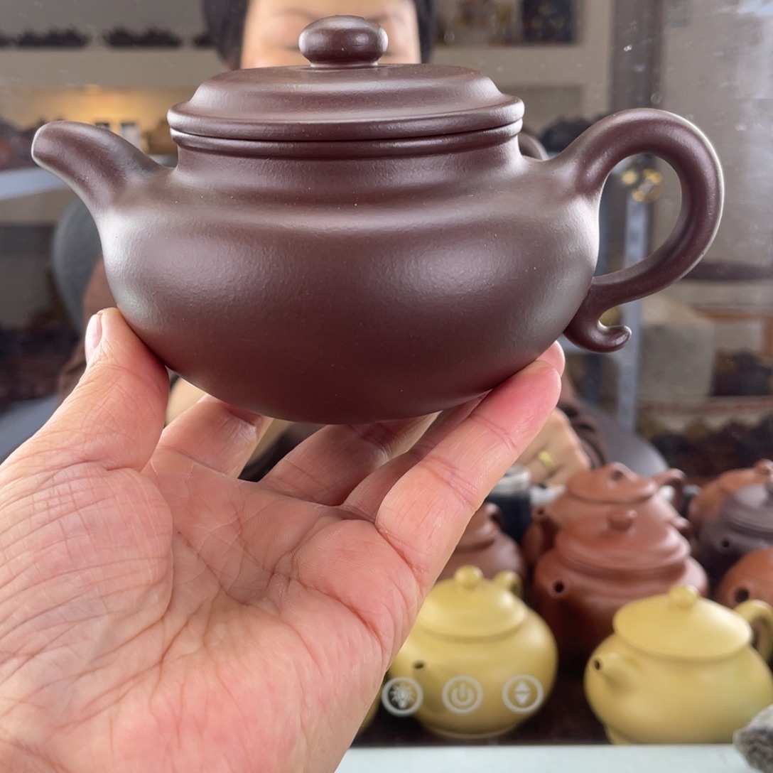 紫砂茶壶四号井底槽清仿古300cc