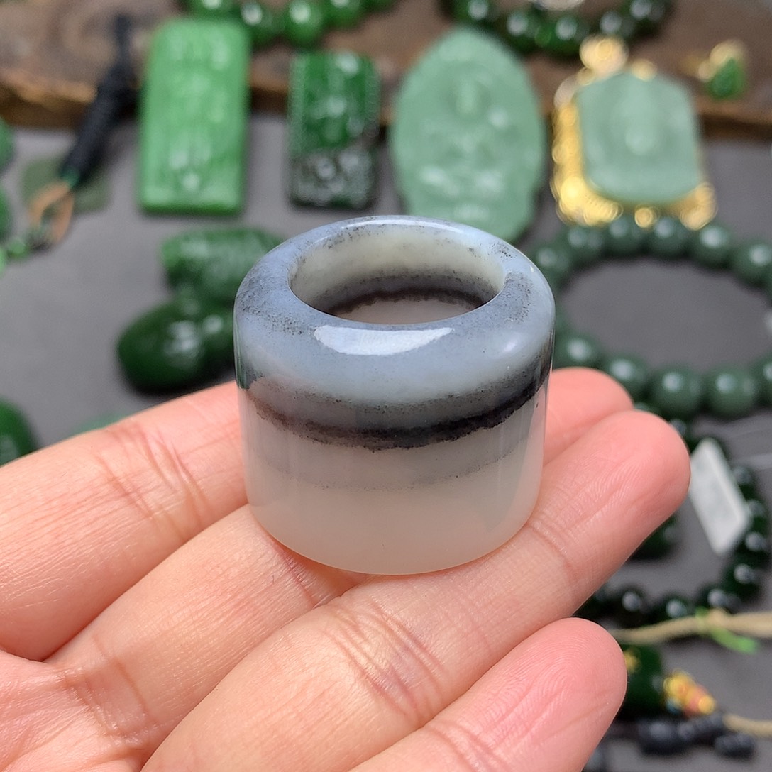 和田玉戒圈未镶嵌h*h