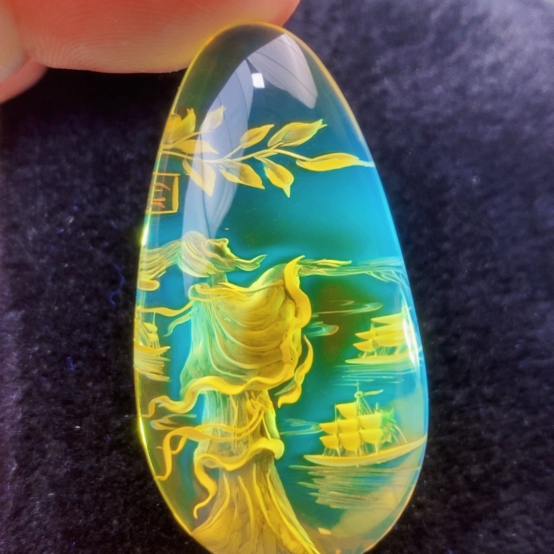 【闪购商品】金珀吊坠(不含链)未镶嵌
