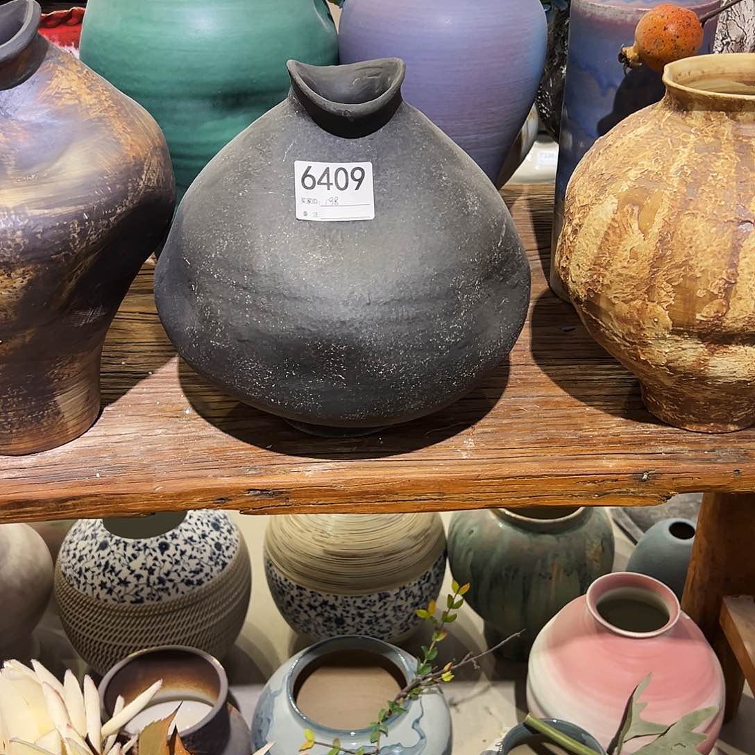 瓶6409高26口5陶瓷花瓶无孔