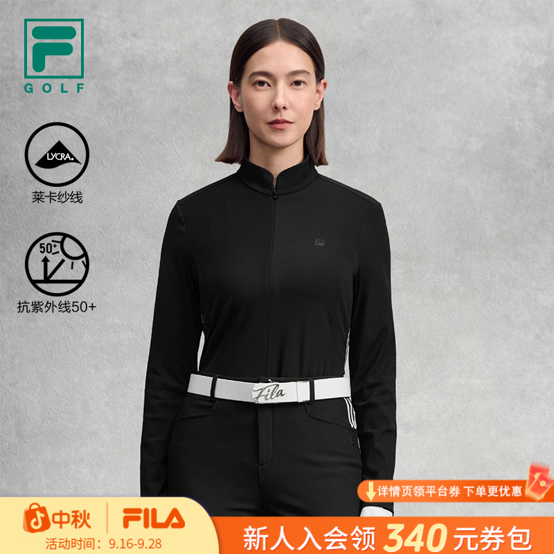 Fila/斐乐【莱卡纱线&抗紫外线50+】秋新款女针织长袖衫A11W545222F