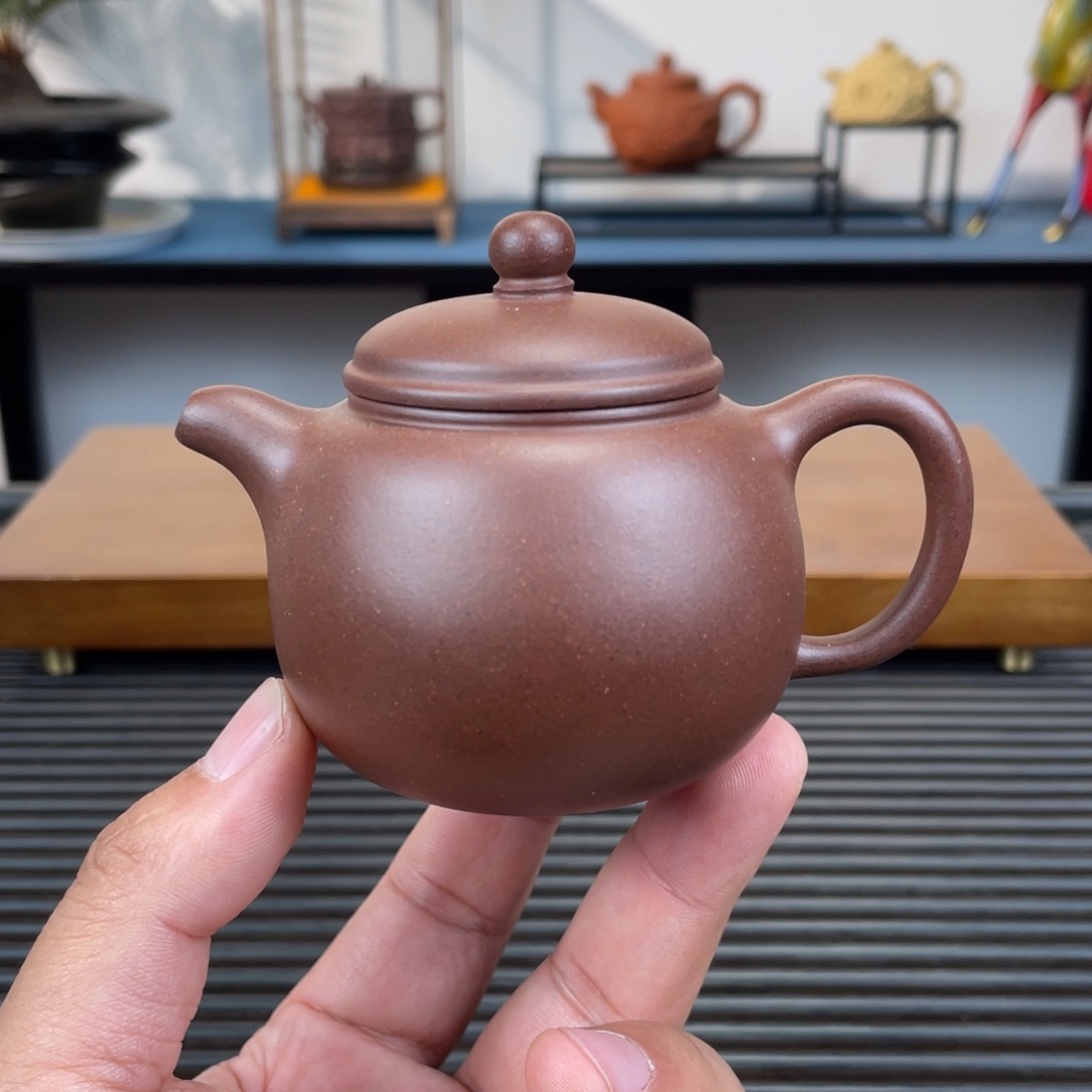 紫砂茶壶紫泥匏尊150cc
