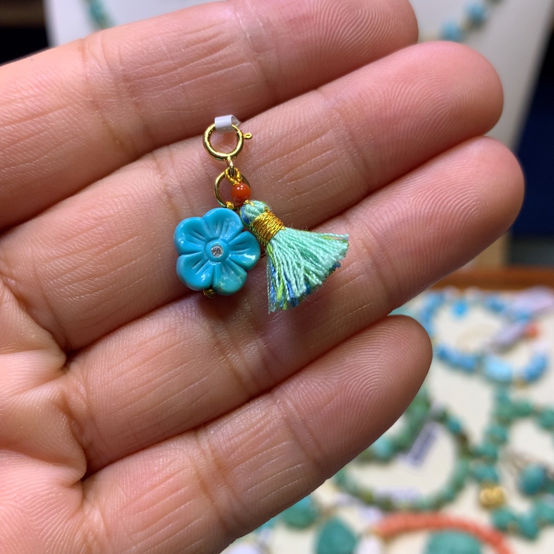 㞮***）南红玛瑙银S925镀金镶嵌挂件