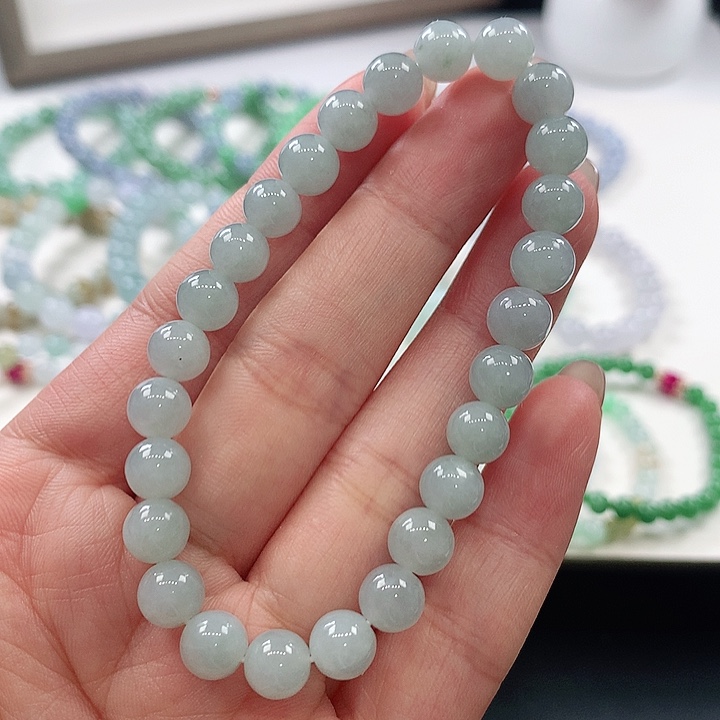 未镶嵌手链翡翠手链7.1mm