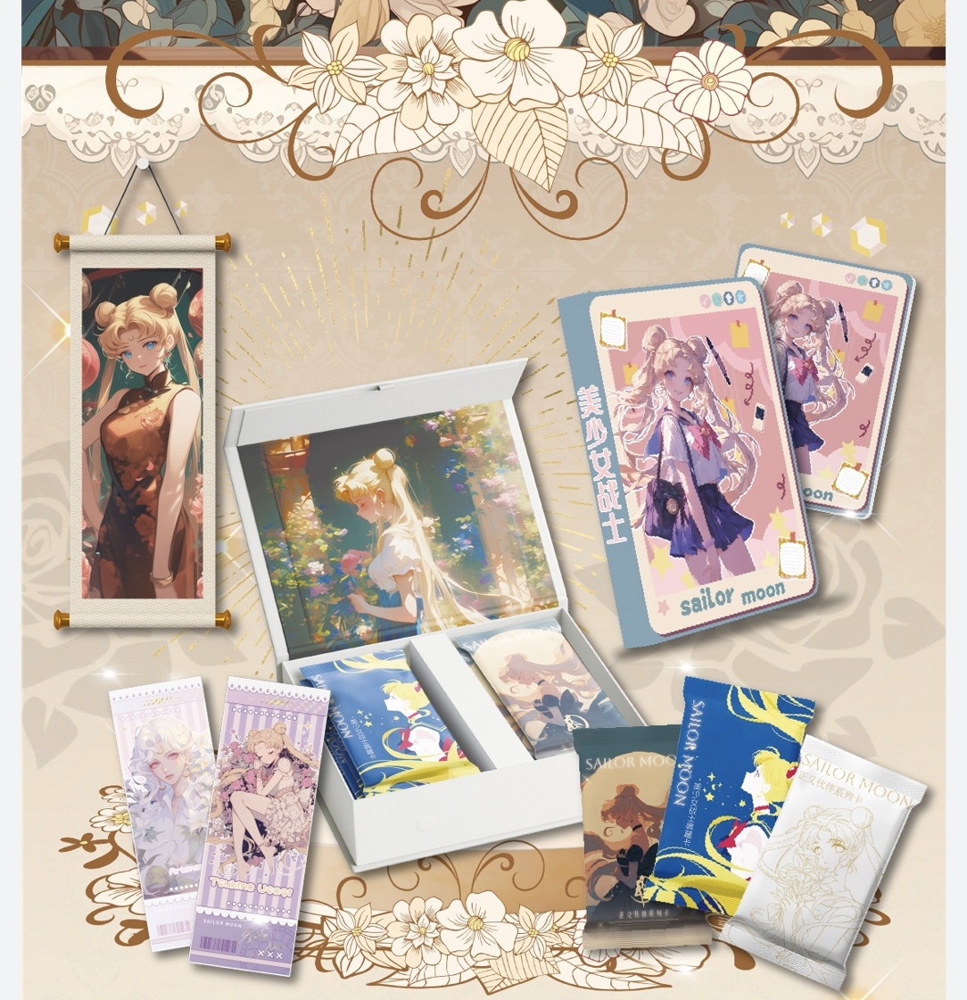 yoka 美少女战士 有箱配无赏 经典动漫卡牌代拆