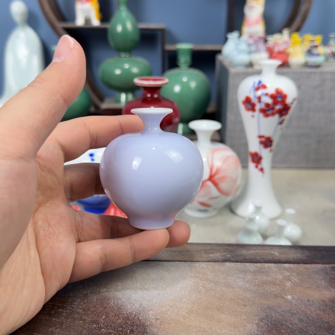 陶瓷手工小花器摆件