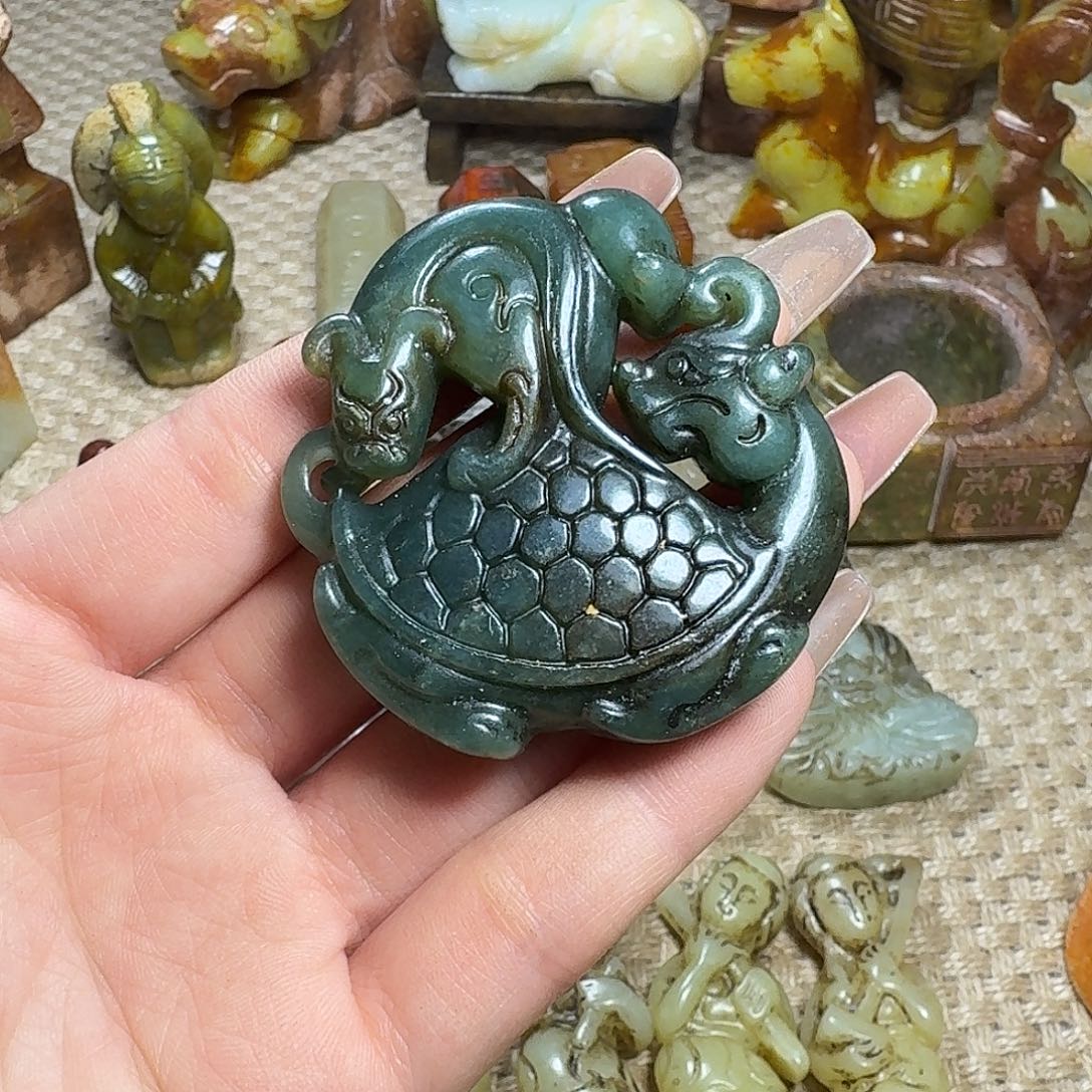 白玉菩提吊坠挂件