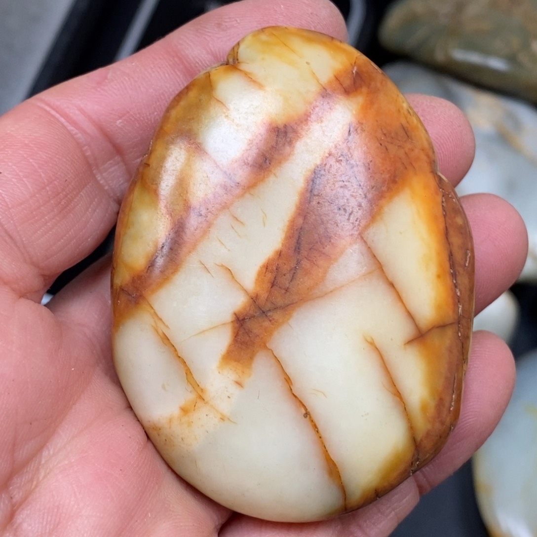 和田玉挂件银S925镀金镶嵌