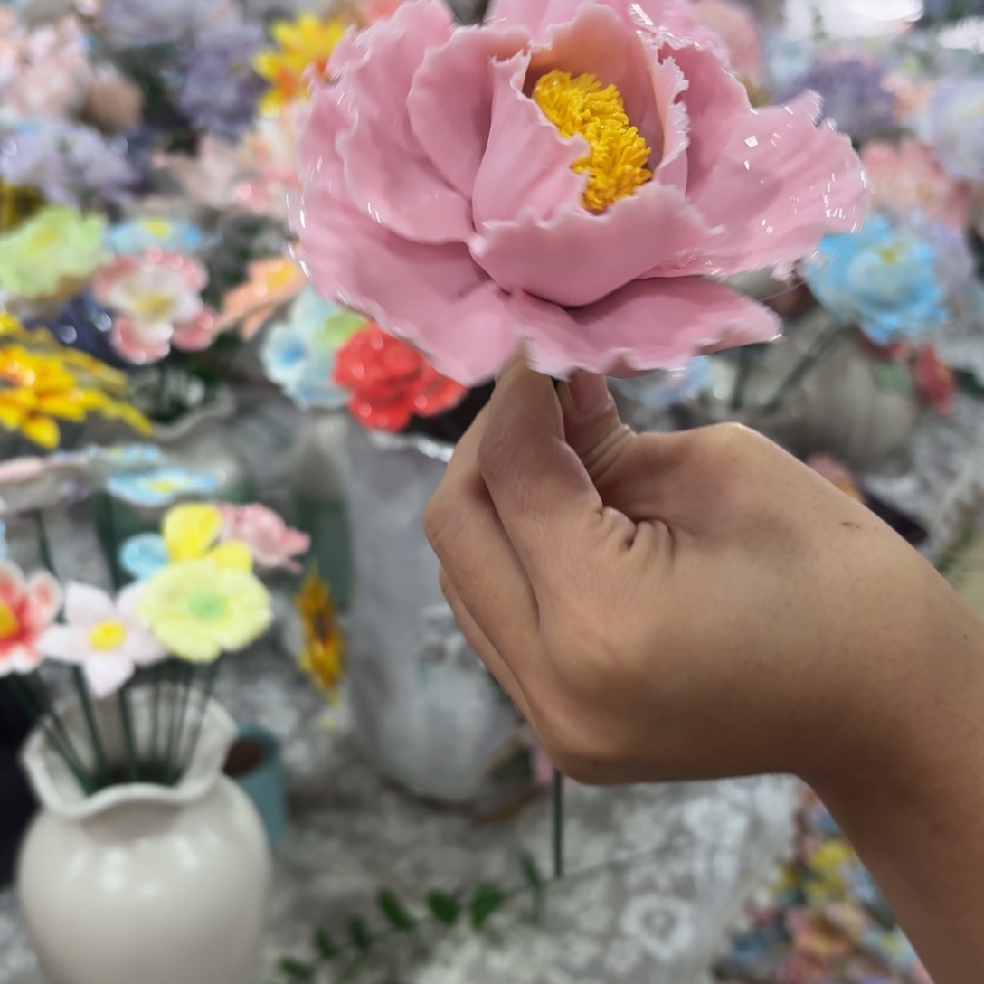 陶瓷花，20发货，退款拉黑