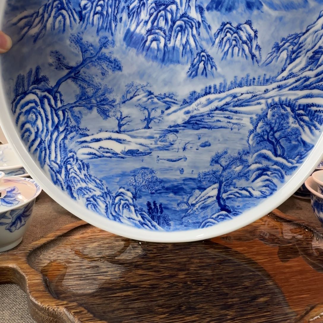 瓷片景德镇手绘青花瓷器288