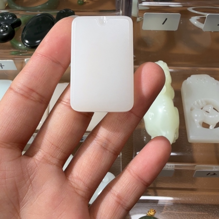 和田玉颈饰未镶嵌新疆和田玉平安无事牌（活动价）