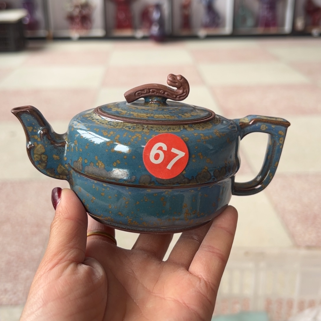 摆件郑家钧窑摆件微