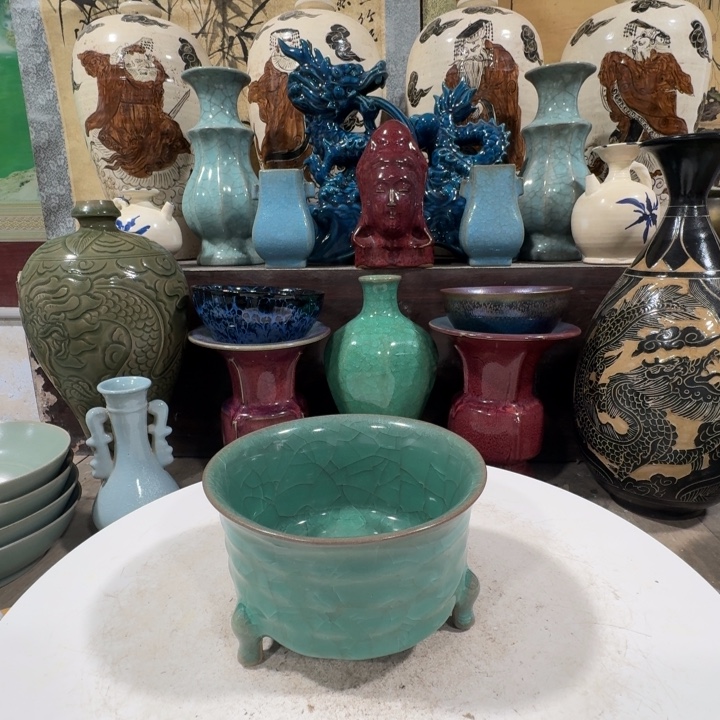 茶盏手工制作陶瓷摆件