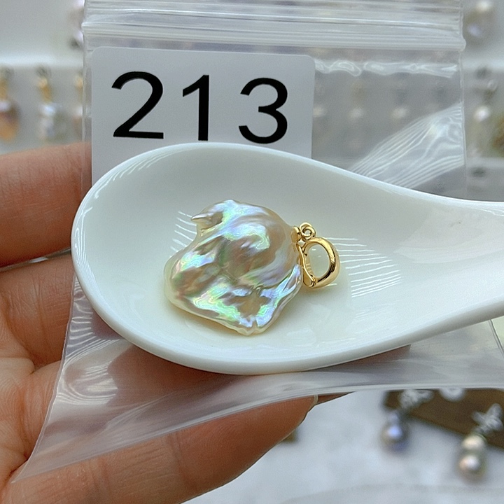 淡水珍珠颈饰银S925镶嵌