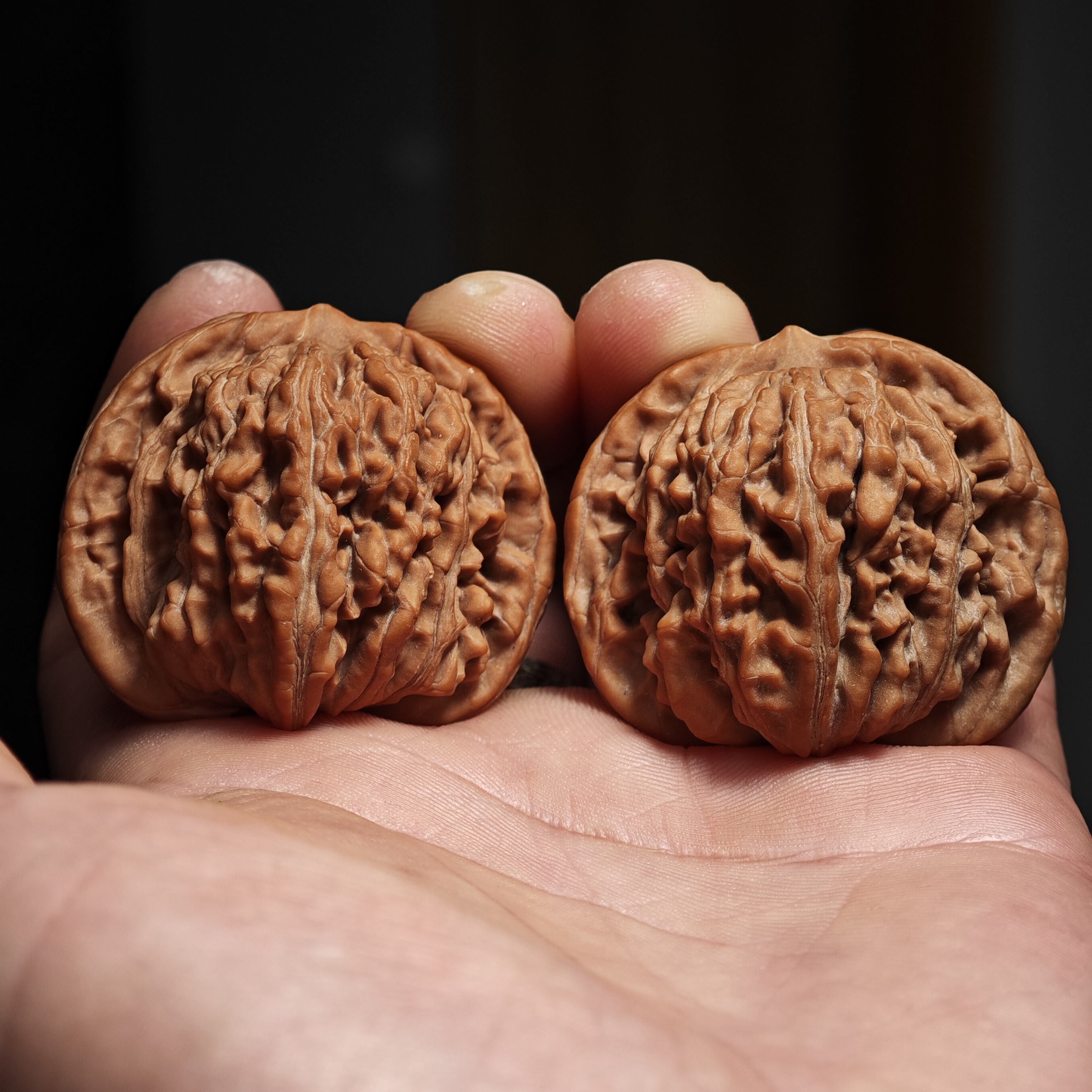 四座楼狮子头文玩核桃