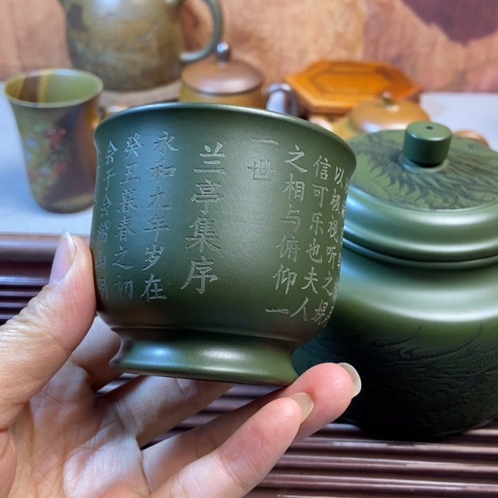 紫砂茶碗紫砂全手工