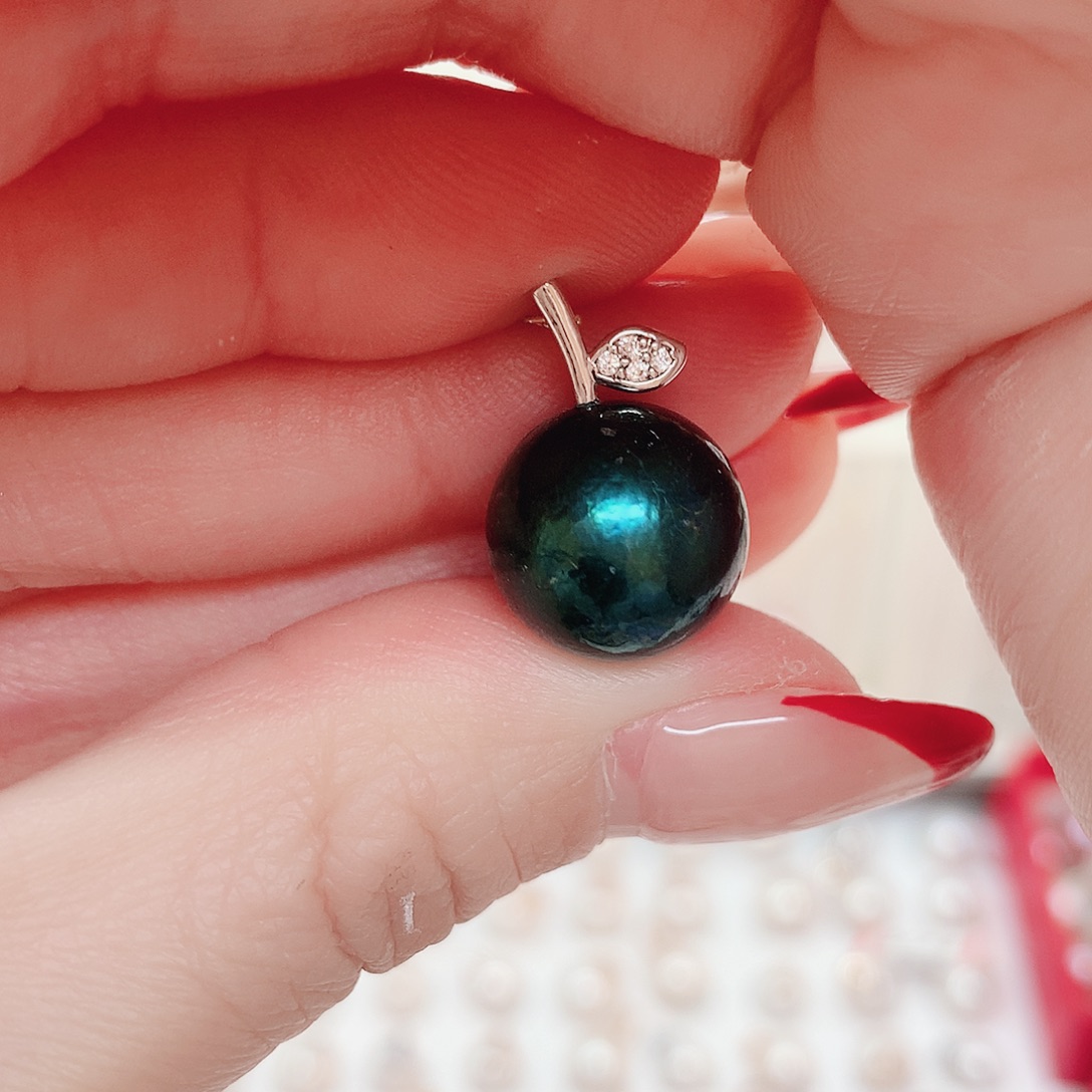 淡水珍珠合金吊坠(赠链)