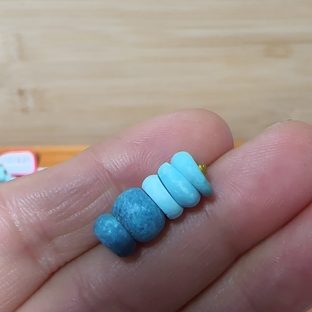 绿松石珠宝半成品未镶嵌