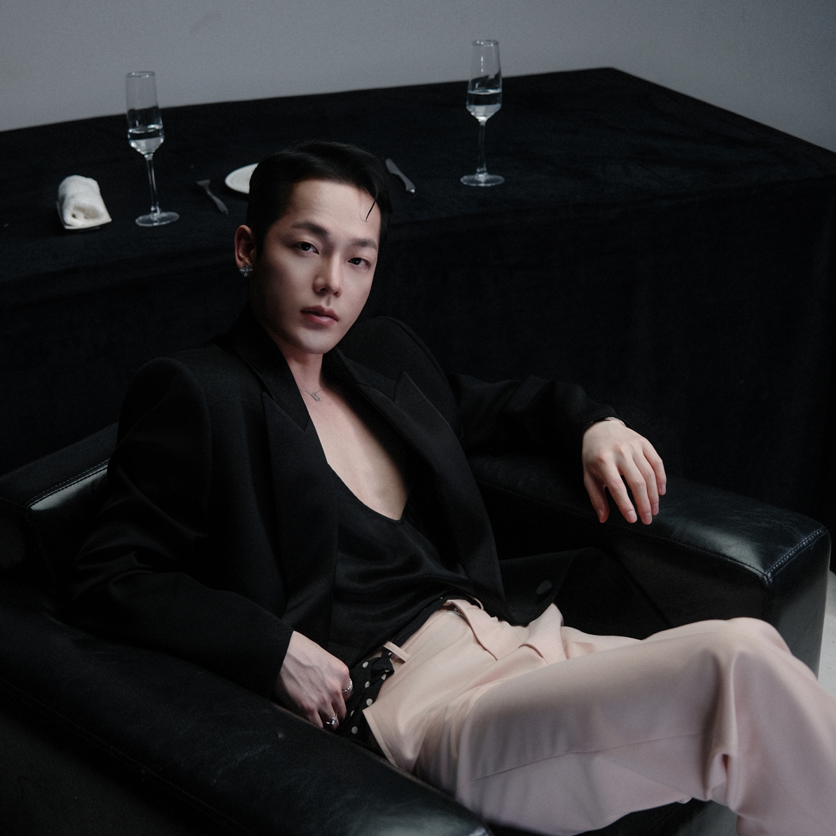 MG Atelier Edition丨星光系 · 贵公子圣日尔曼廓形男士黑色西装