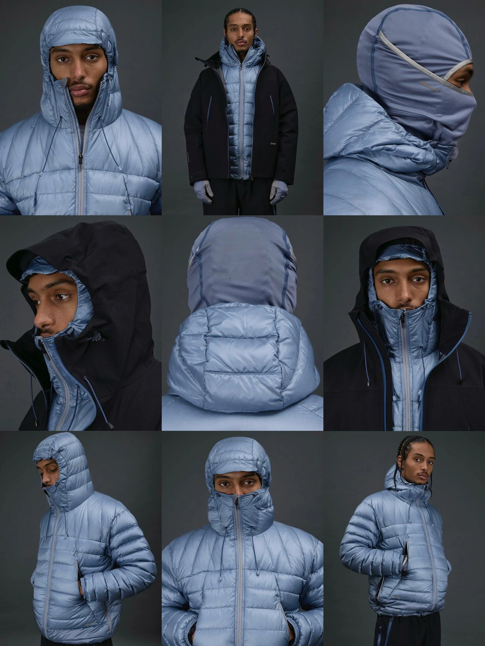 【限定奢潮】排骨棉服男2025冬季户外轻量连帽情侣款保暖防寒服外套