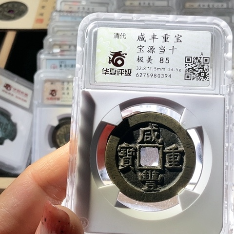 铜咸丰重宝宝源当十0394