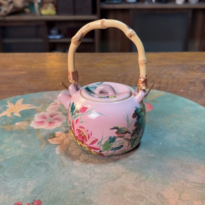 柴烧纯手工手绘陶瓷 