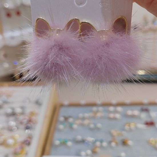 查罗石合金耳环耳钉耳坠