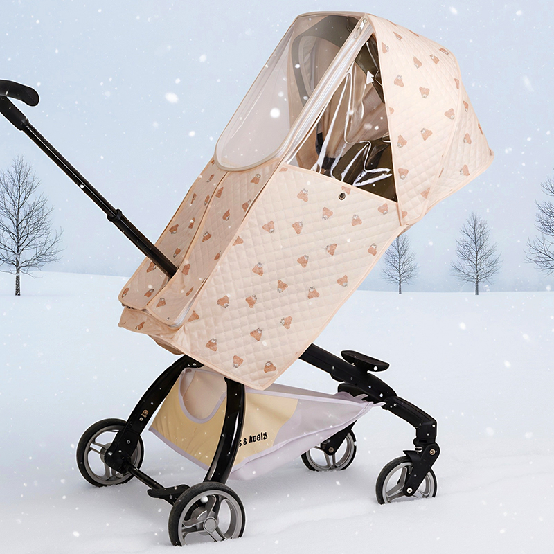 适用丸丫T6plus/bebebus遛娃神器婴儿推车雨罩防风雨冬季保暖通用
