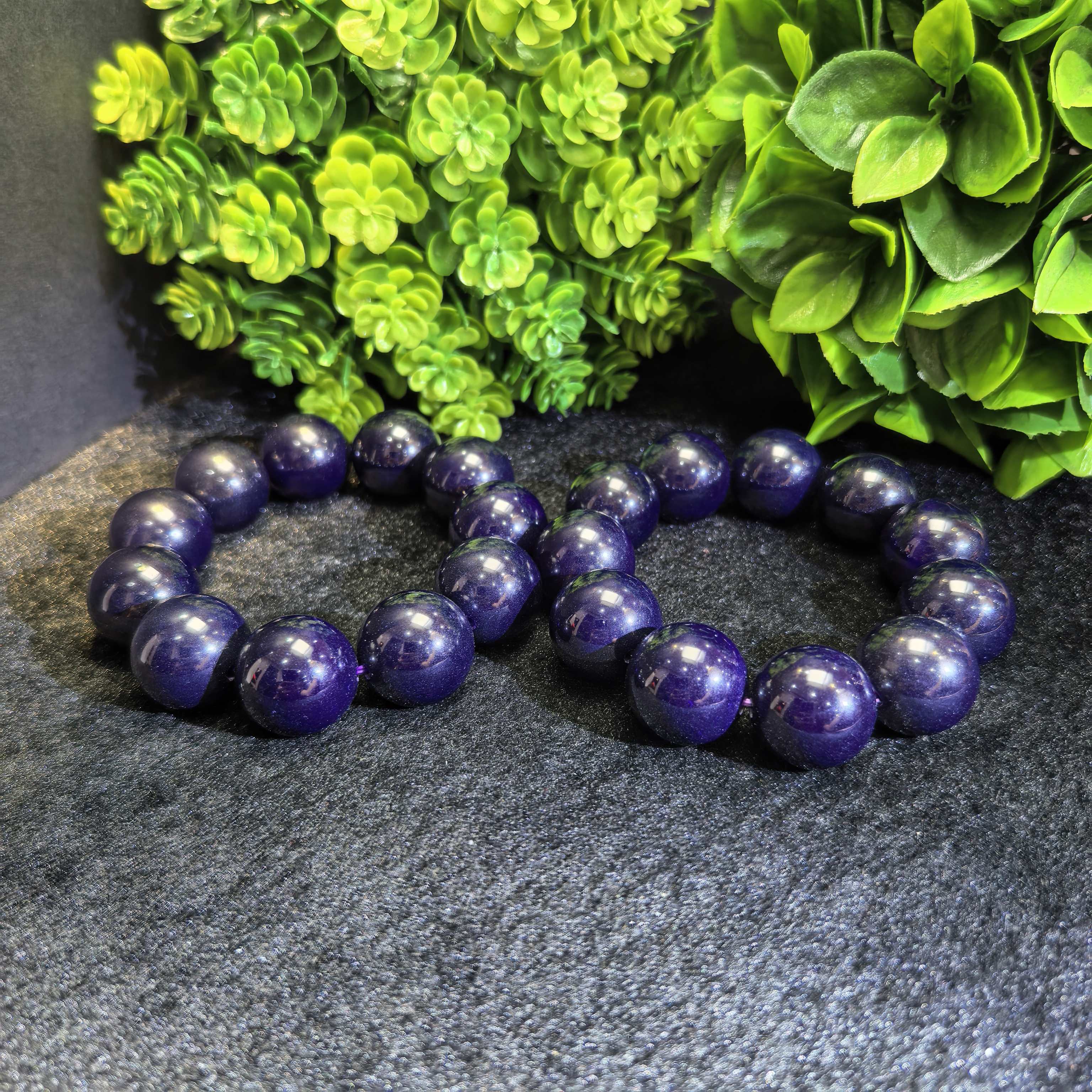 S1449九曲玄晶紫光珠玛瑙紫手串-多样性发货只发一件