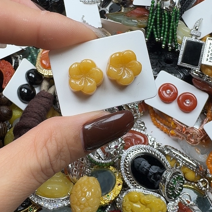 翡翠未镶嵌项链翡翠