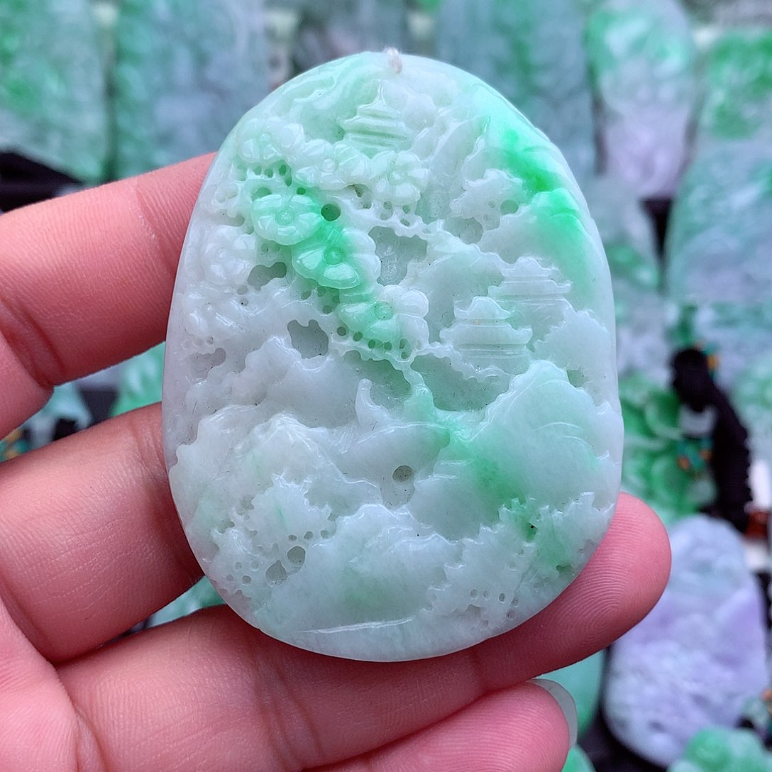 翡翠吊坠(不含链)未镶嵌