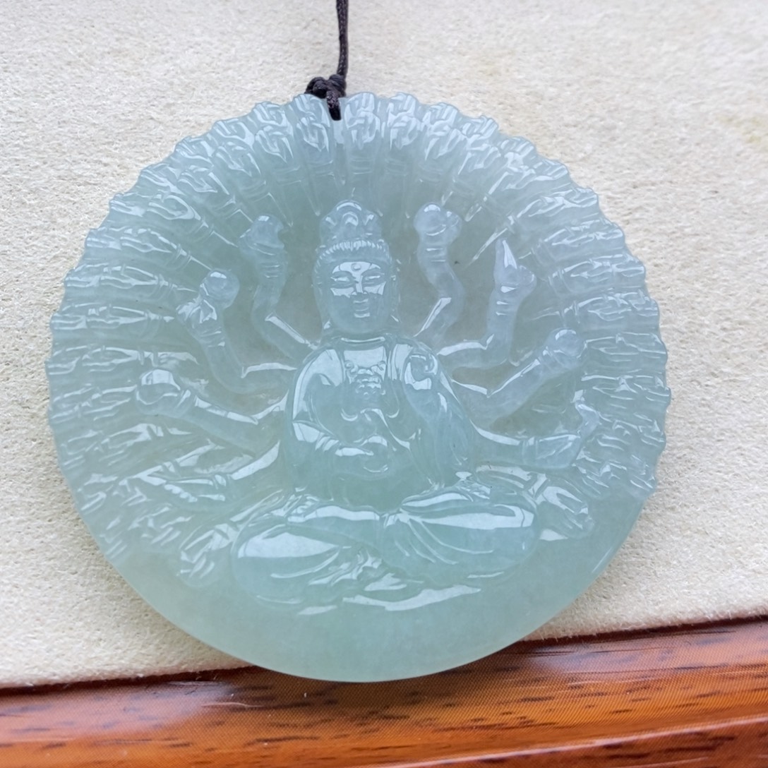 翡翠未镶嵌颈饰吊坠8