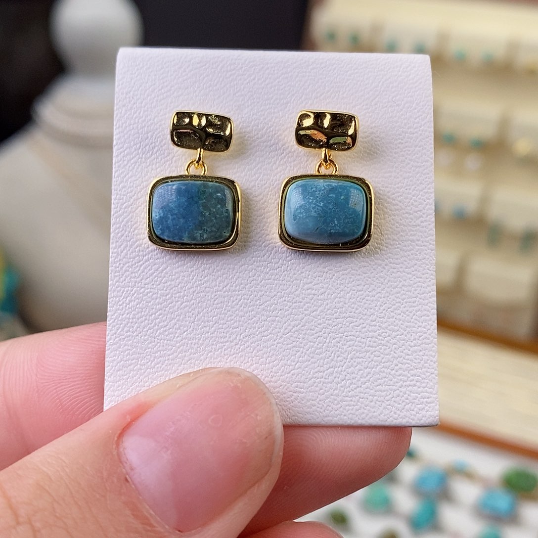 绿松石耳饰合金L***李