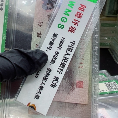 塑料第三套人民币62年红二平两张