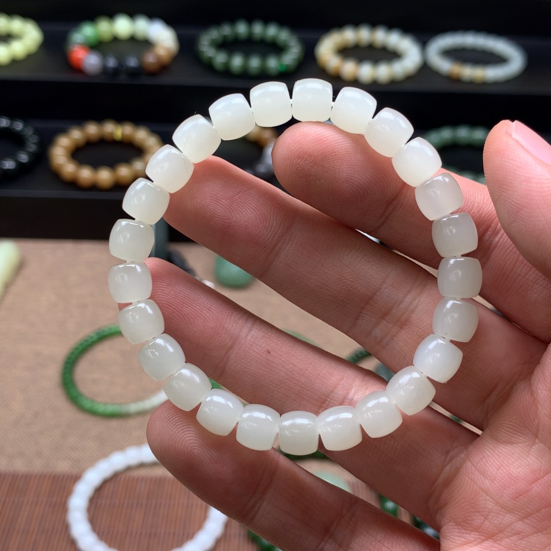 和田玉手链未镶嵌