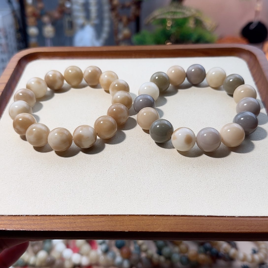 菩提根/象牙果吊坠虞美人