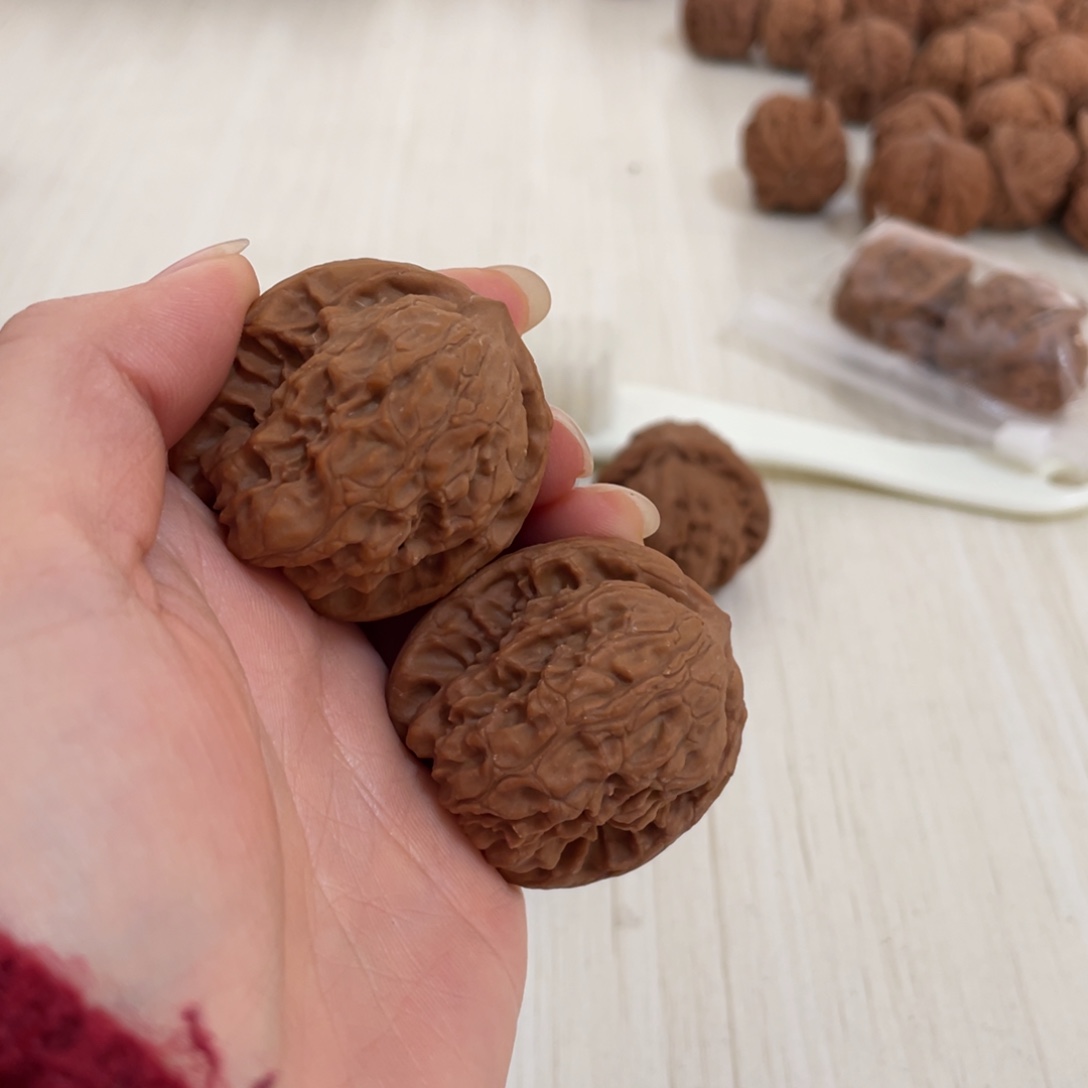 心****文玩核桃把件野狼38尺全品