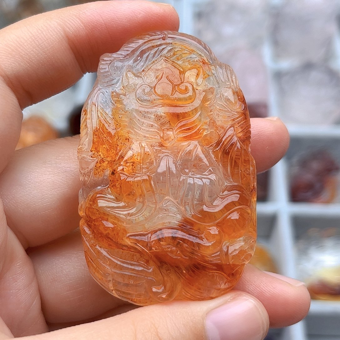 水晶吊坠(不含链)未镶嵌