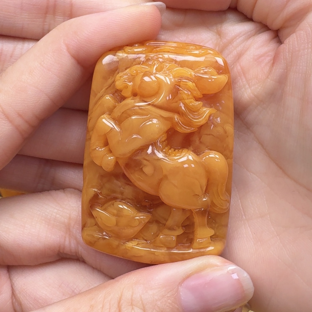 小***爸琥珀未镶嵌珠宝奇石
