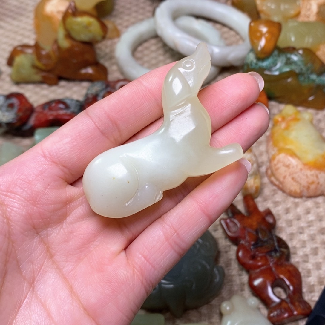 白玉菩提吊坠白玉菩提白玉菩提摆件